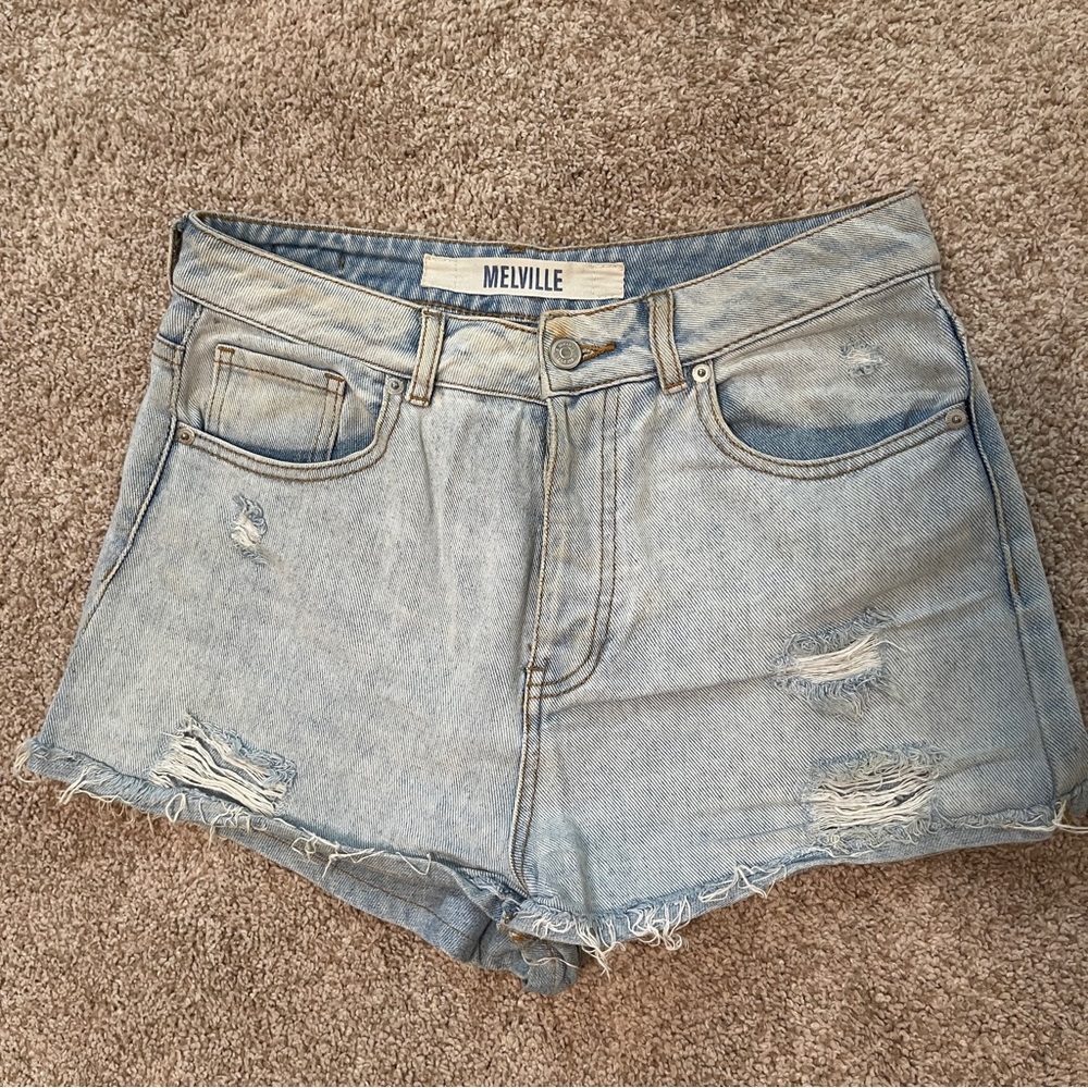 Brandy Melville High Rise Jean Shorts